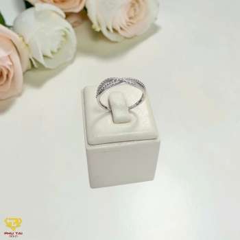 Nhẫn nữ vàng trắng (mã NN 8710)